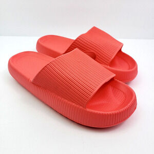 Rosyclo Pillow Cloud Womens Sz 5.5-6.5 Mens Sz 5-6 Red Slip On Slide Sandals